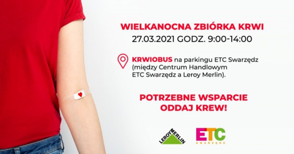 KRWIOBUS W SWARZĘDZU – oddaj krew dla potrzebujących!